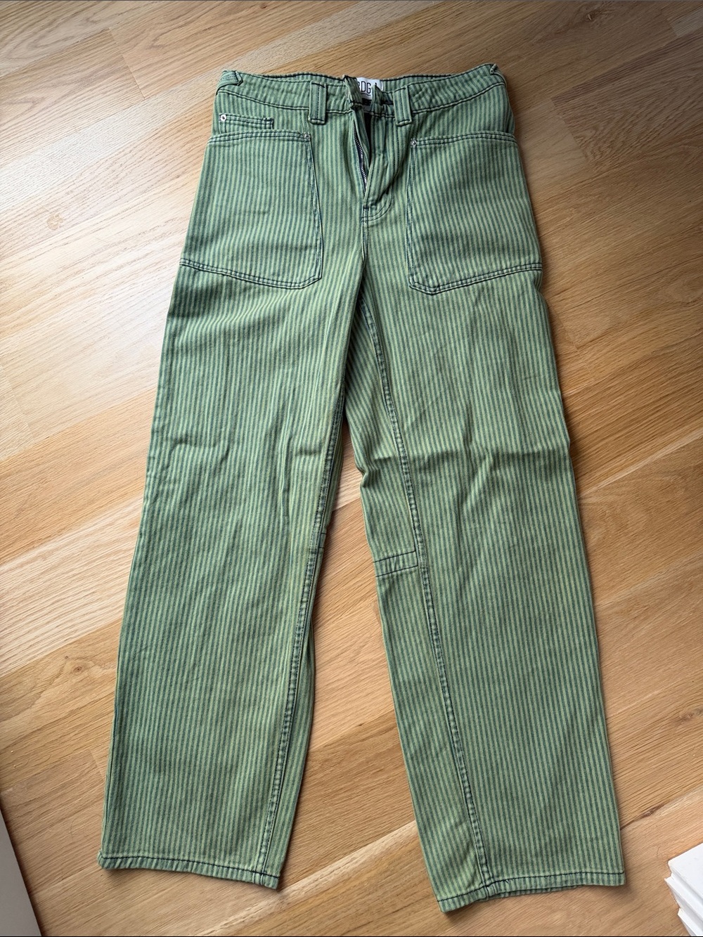 Women’s Green Striped Pants